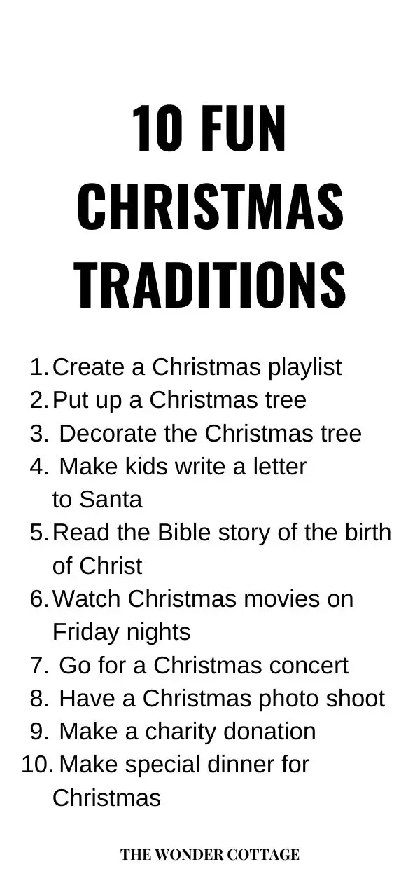 cheap christmas traditions