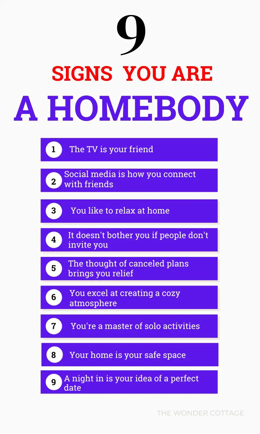 5 Signs You Are a Homebody