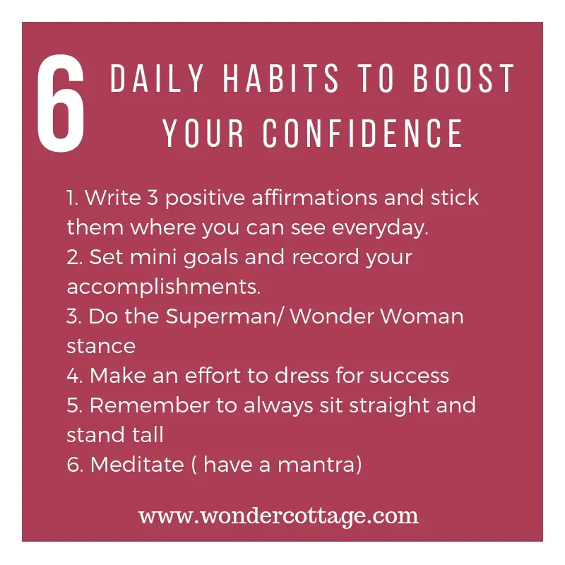 How To Build Your Confidence - The Wonder Cottage