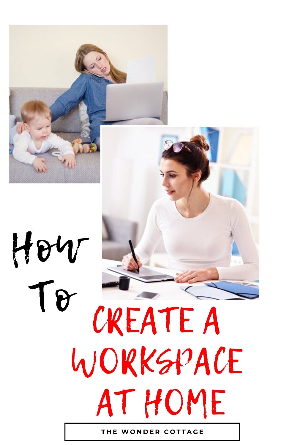 how to design a work area at home
