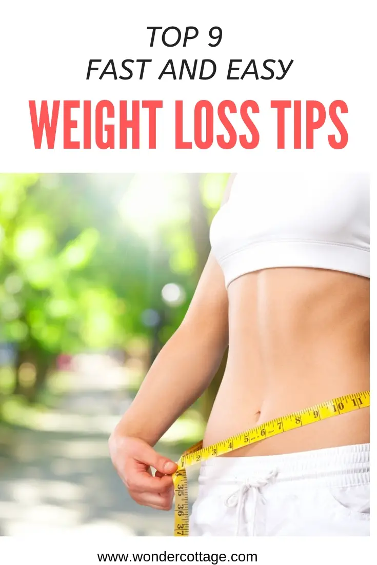 9 Tips For A Happy And Sustained Weight Loss - The Wonder Cottage