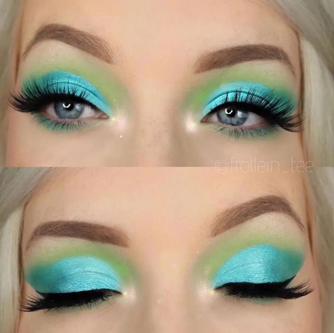 green eye makeup ideas