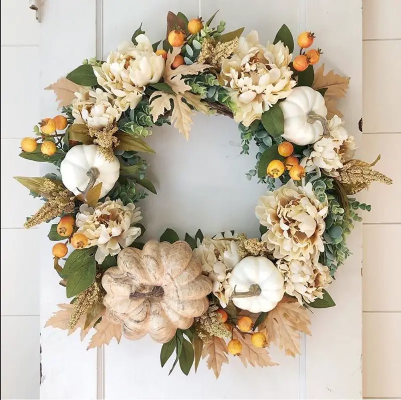 50+ Beautiful Fall Wreaths - The Wonder Cottage