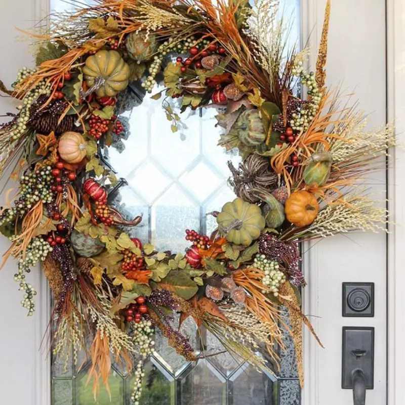 50+ Beautiful Fall Wreaths - The Wonder Cottage