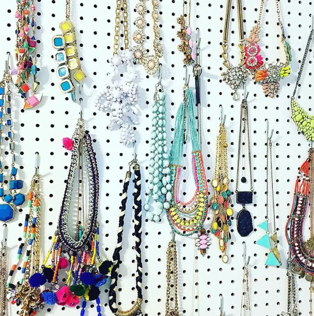 wall hanging jewellery organizer