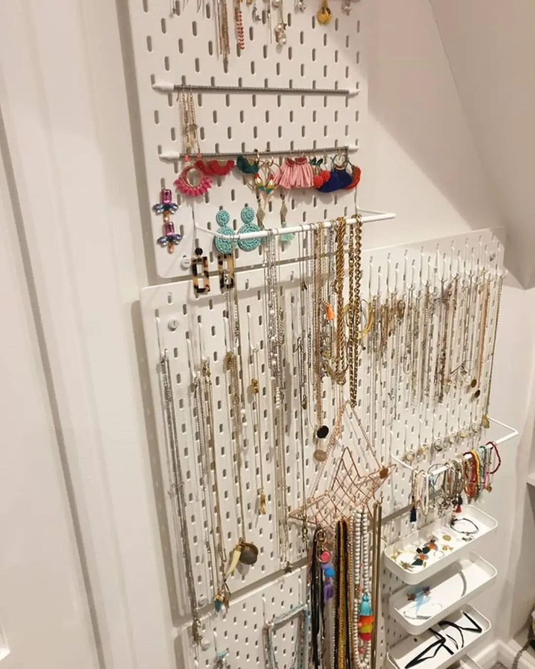 wall wall hanging jewellery organizer