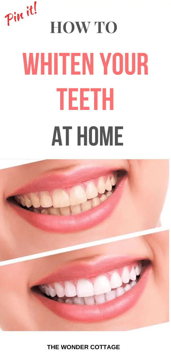 how to whiten teeth at home