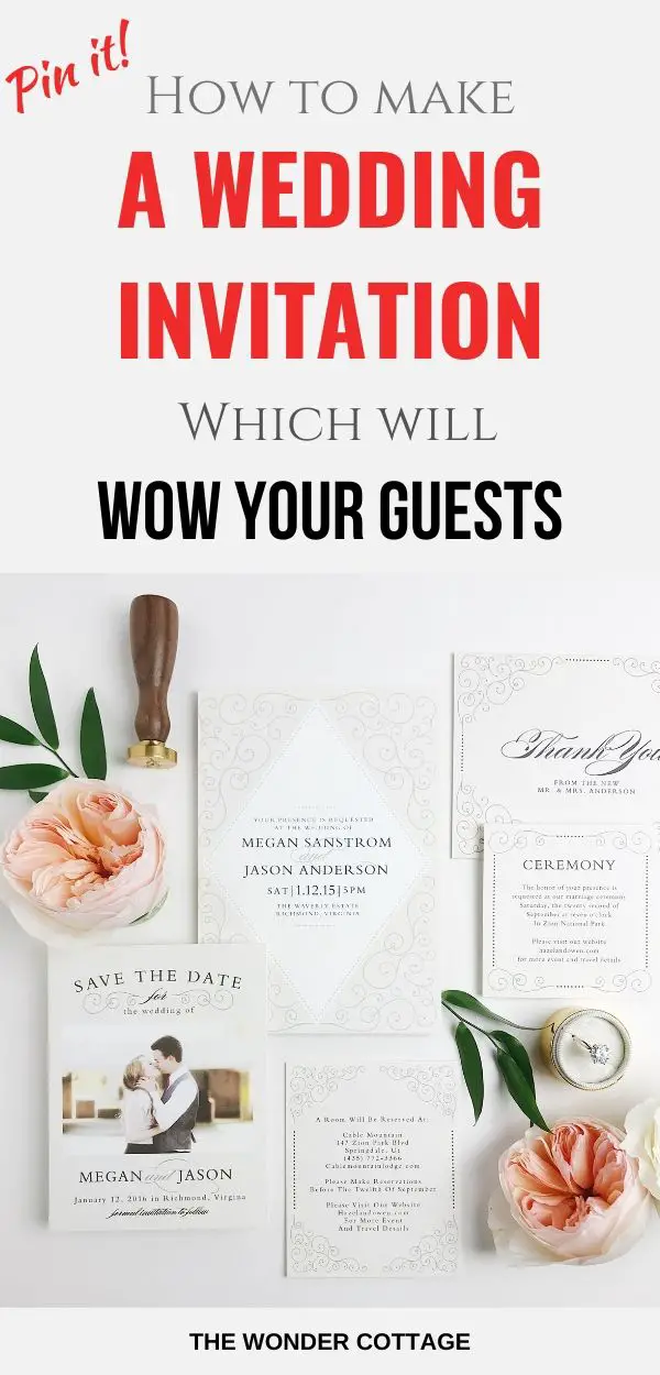 tips to make your wedding invitation set stand out