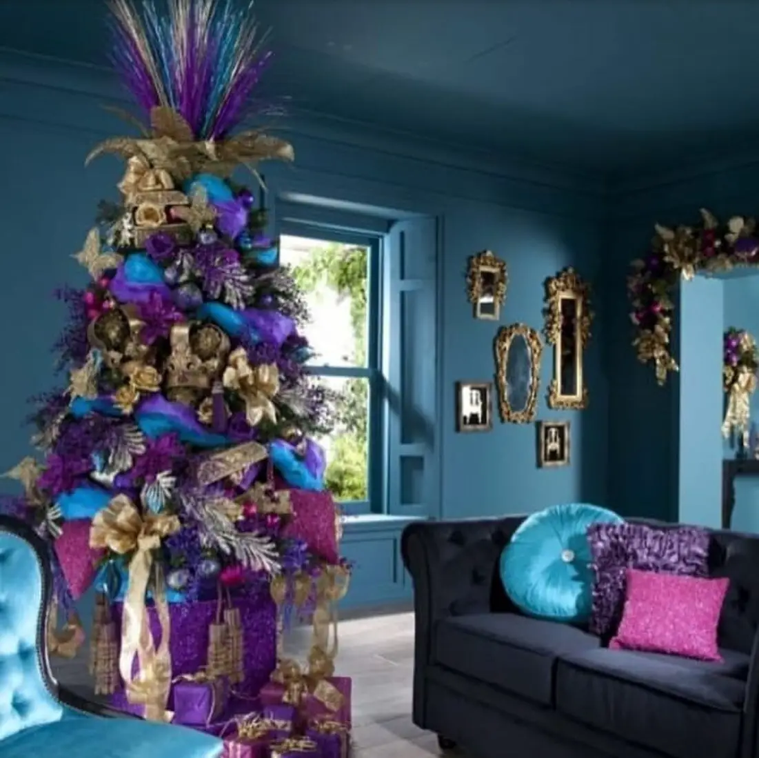 Purple Christmas Decorations