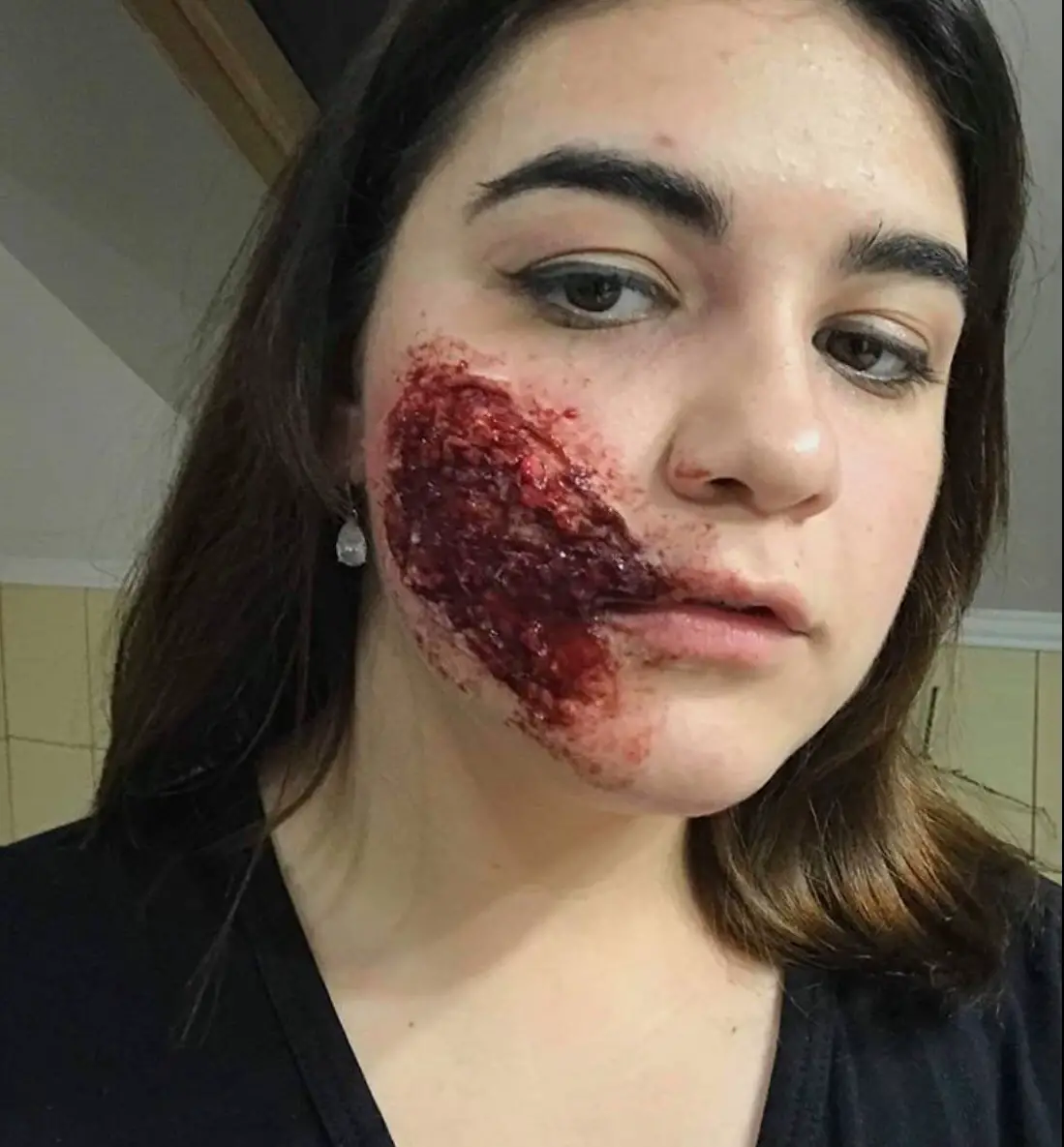 fake wound makeup