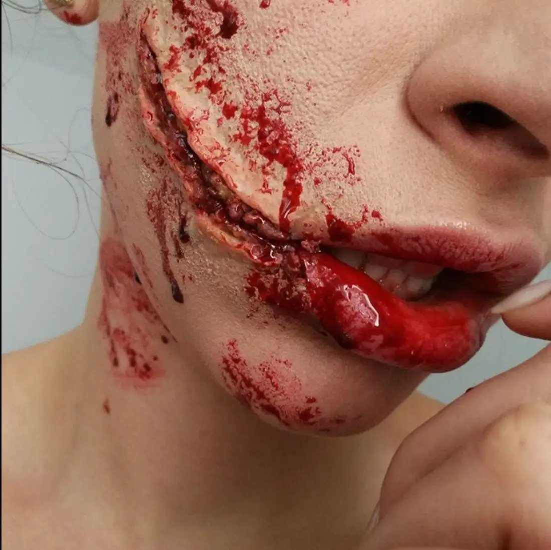 fake wound makeup