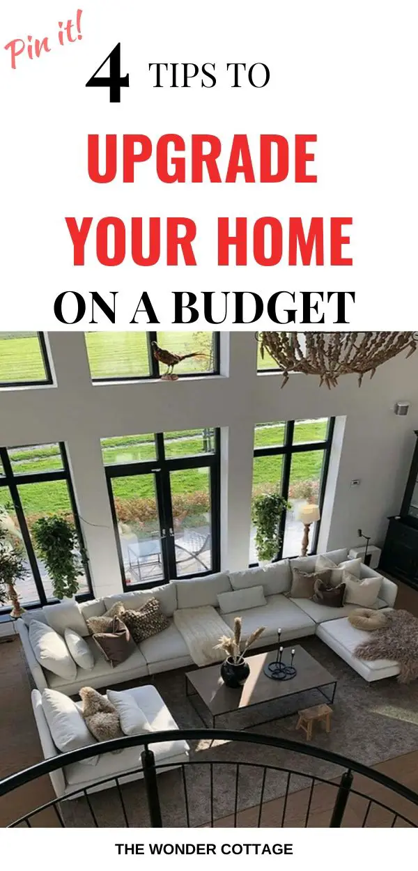 how to upgrade your home on a budget