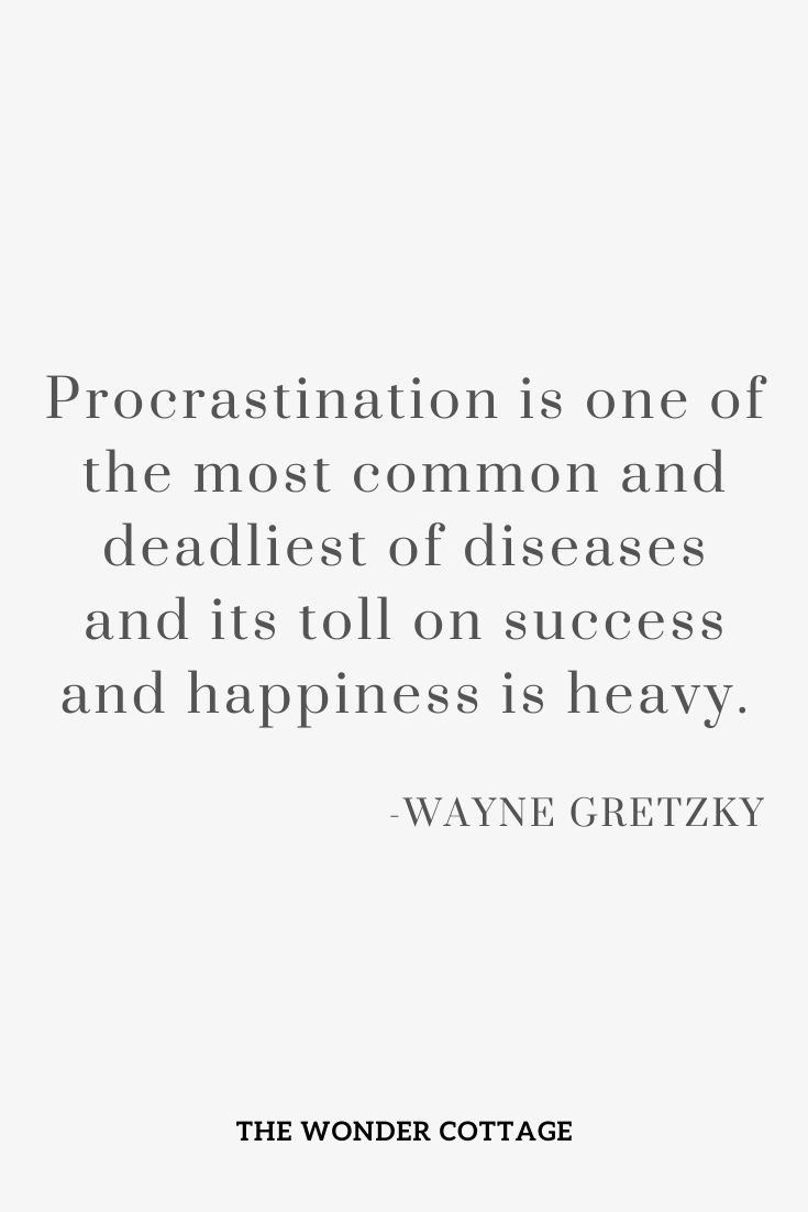 procrastination quotes