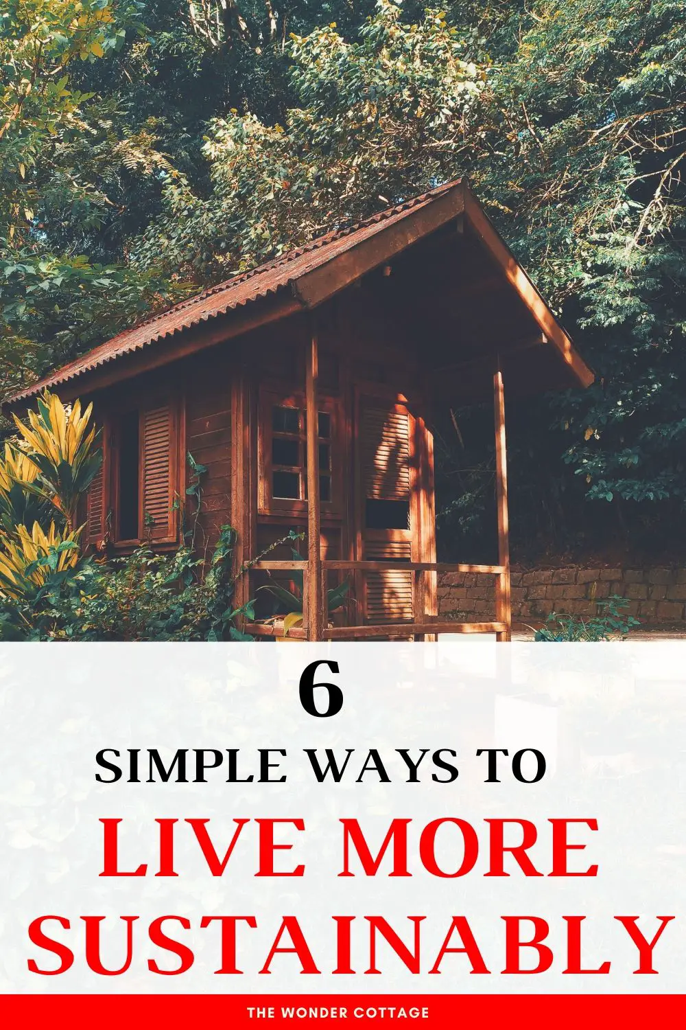 6 simple ways to live sustainably