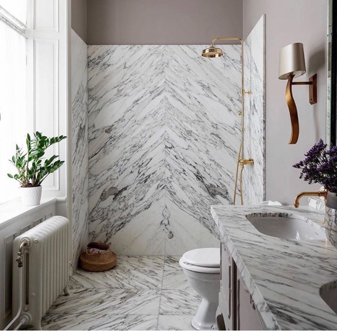 marble bathroom