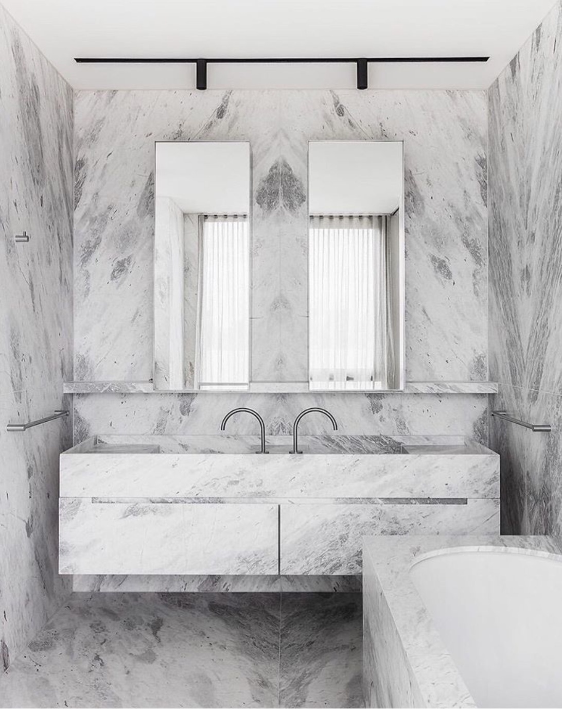 marble bathroom