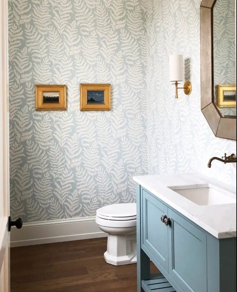 30+ Stunning Bathroom Wallpaper Ideas You'll Love - The Wonder Cottage