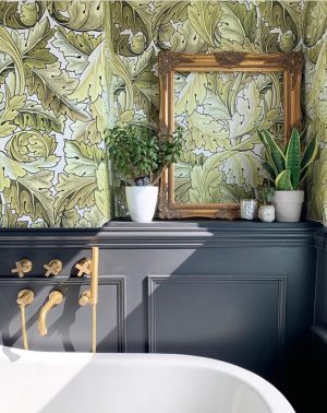 30+ Stunning Bathroom Wallpaper Ideas You'll Love - The Wonder Cottage