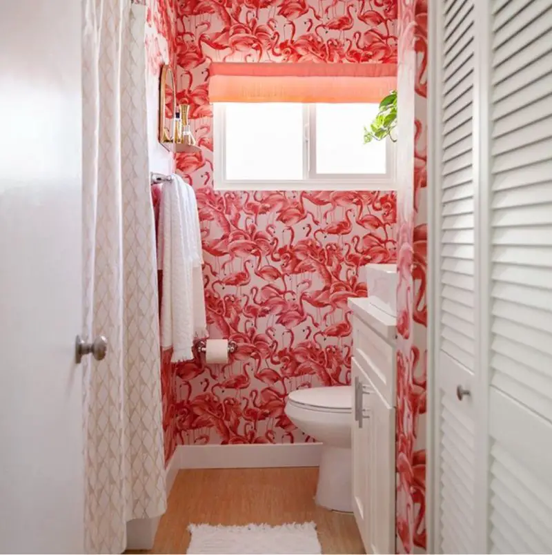 30+ Stunning Bathroom Wallpaper Ideas You'll Love - The Wonder Cottage