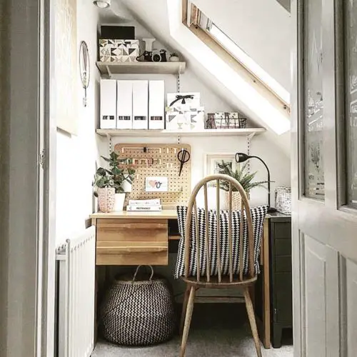 10 Inspiring Under Stairs Office At Home - The Wonder Cottage
