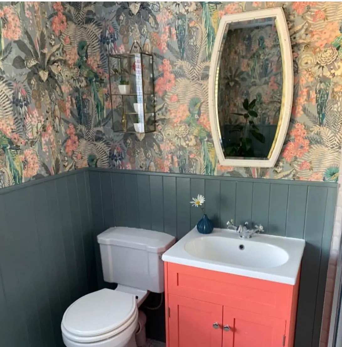 bathroom wallpaper ideas