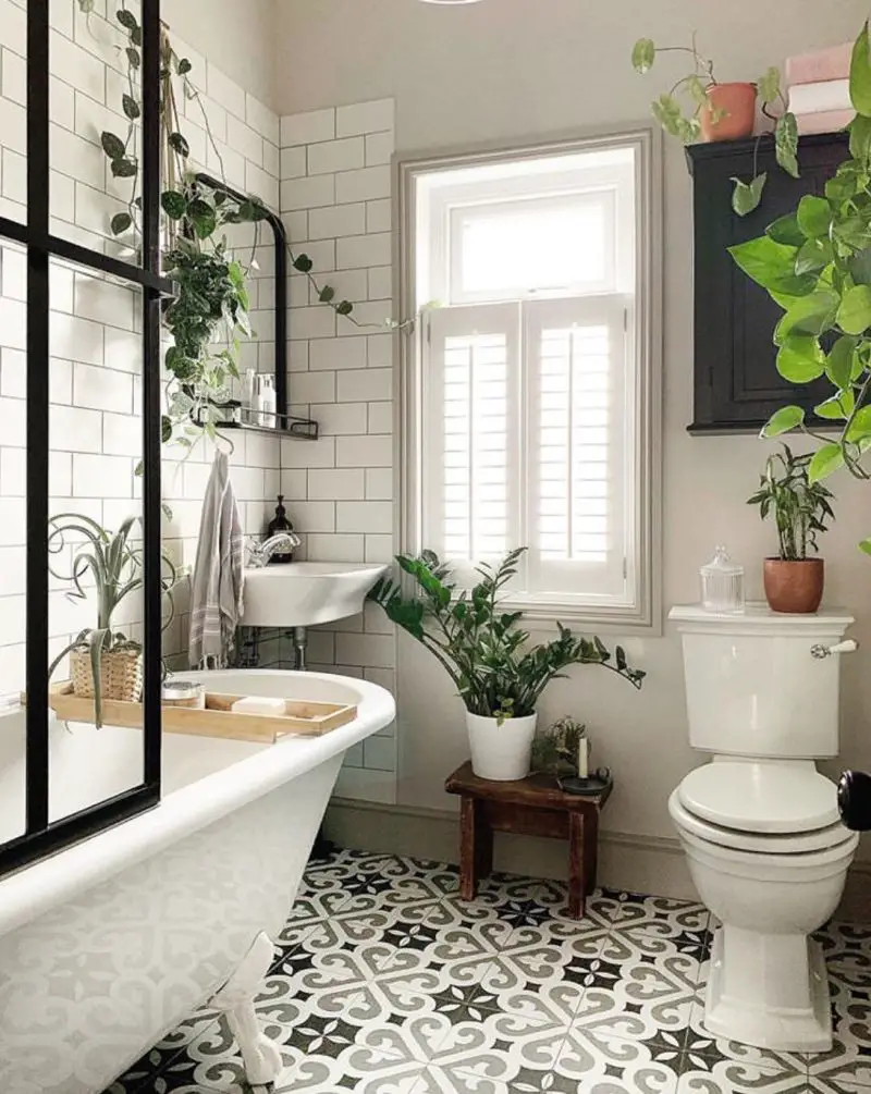 23 Elegant Ways To Decorate The Bathroom With Plants - The Wonder Cottage
