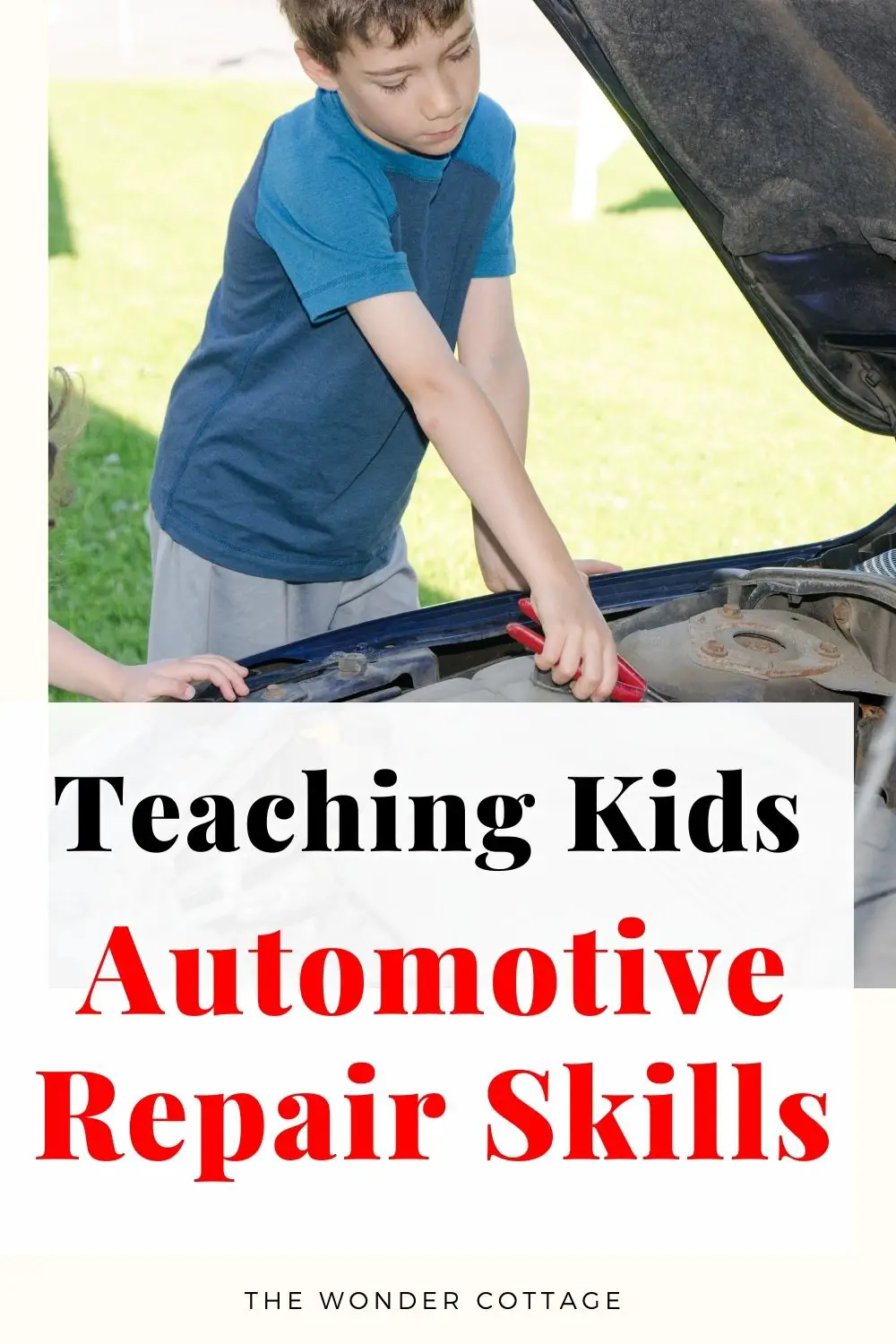 teaching kids automotive repair skills