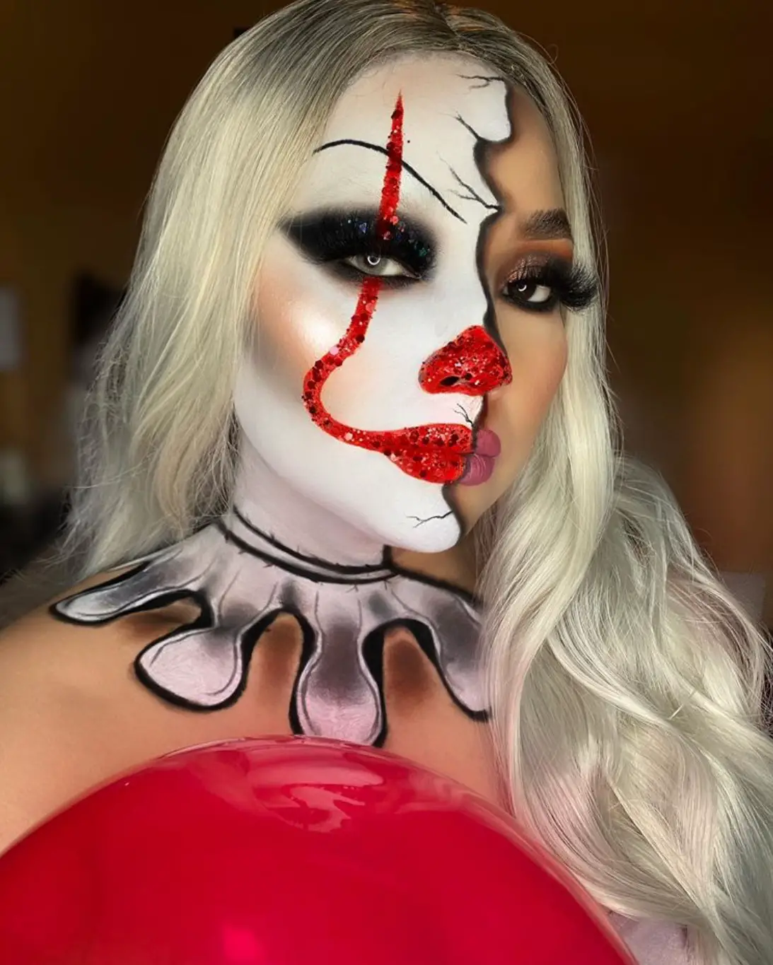 clown makeup for halloween