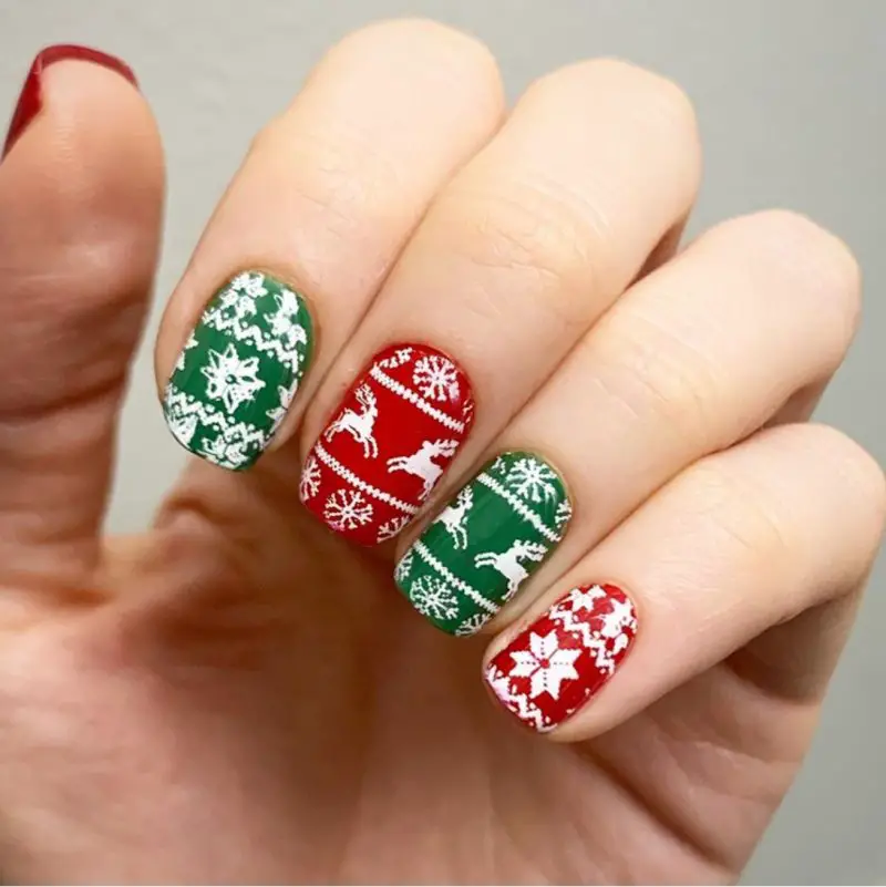 50+ Stunning Sweater Nail Designs Perfect For The Cozy Days - The ...