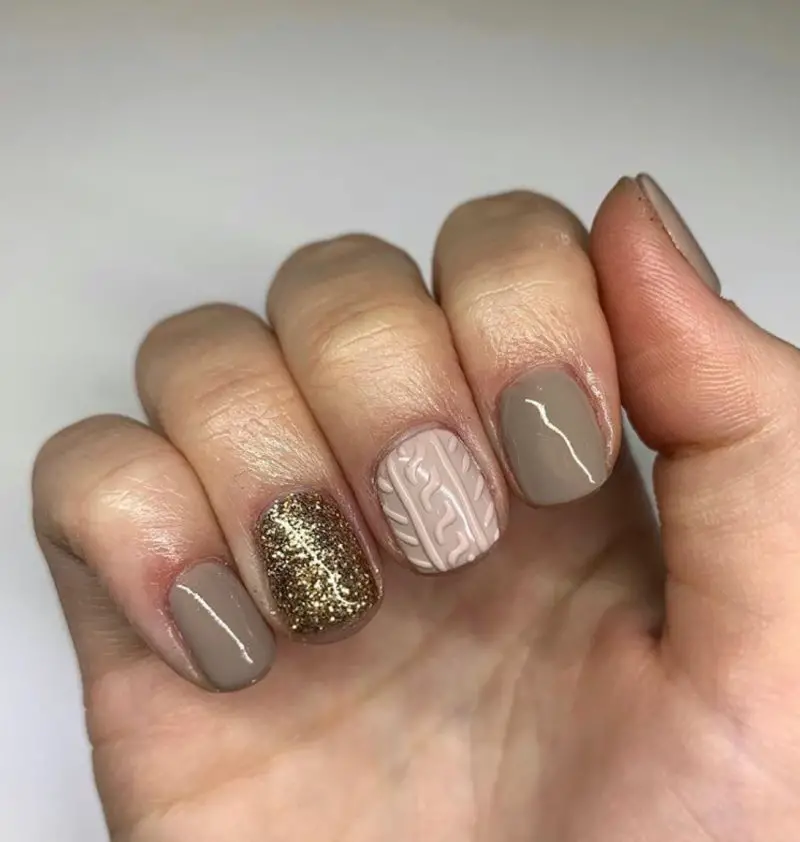 50+ Stunning Sweater Nail Designs Perfect For The Cozy Days The