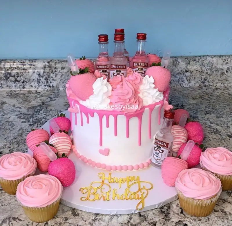 40+ Beautiful Pink Cake Design Ideas - The Wonder Cottage