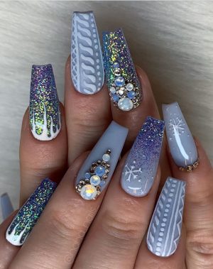 50+ Stunning Sweater Nail Designs Perfect For The Cozy Days - The ...