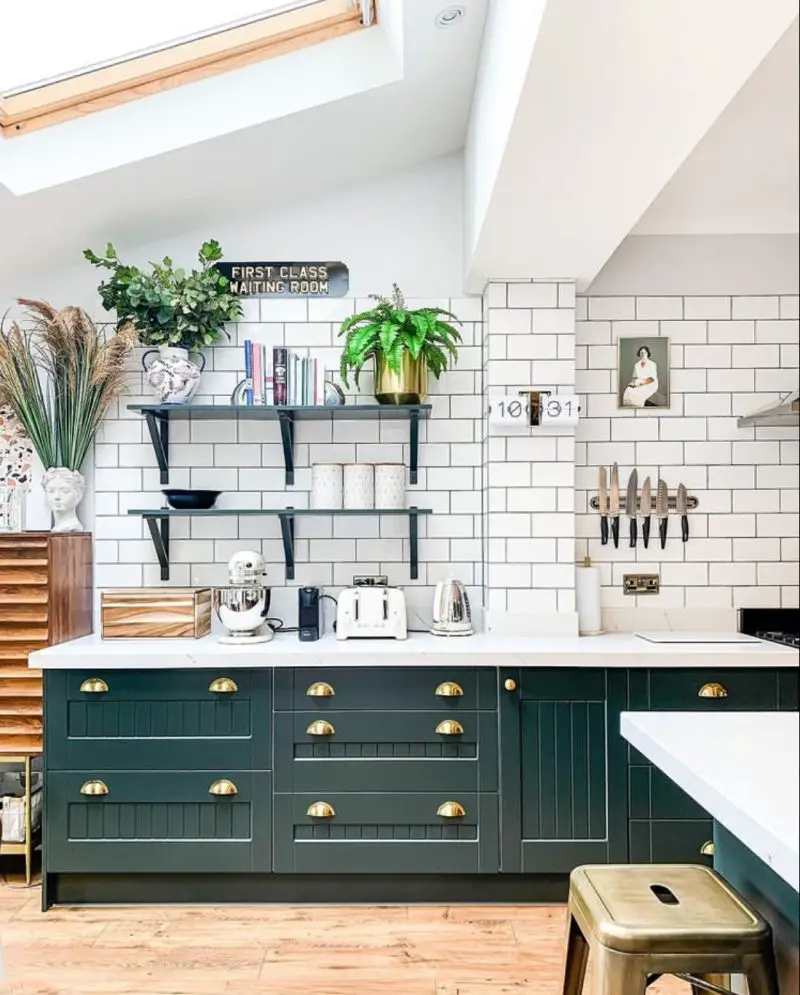 20+ Green Kitchen Designs For Your Home - The Wonder Cottage