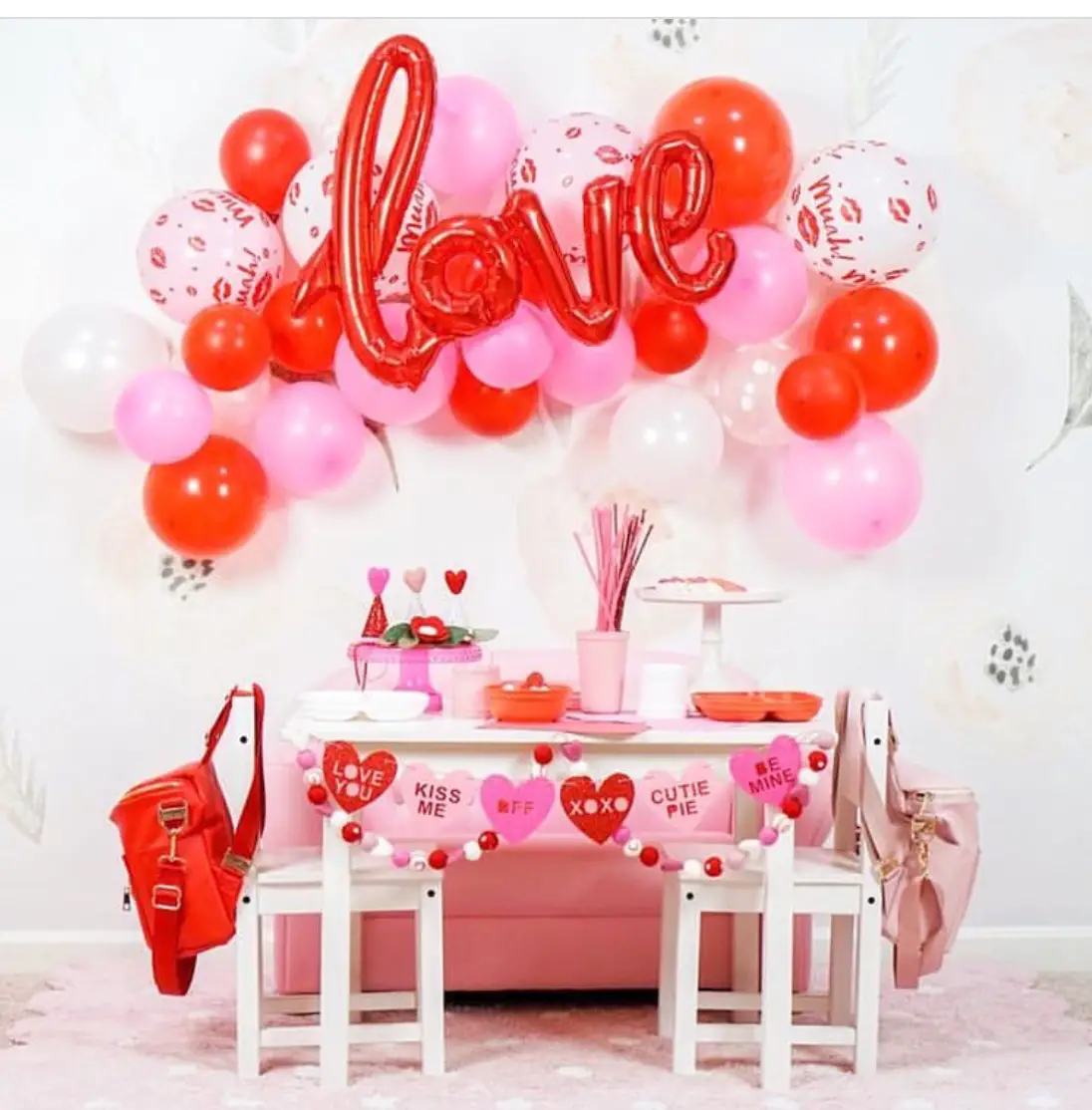 valentine's party decorations
