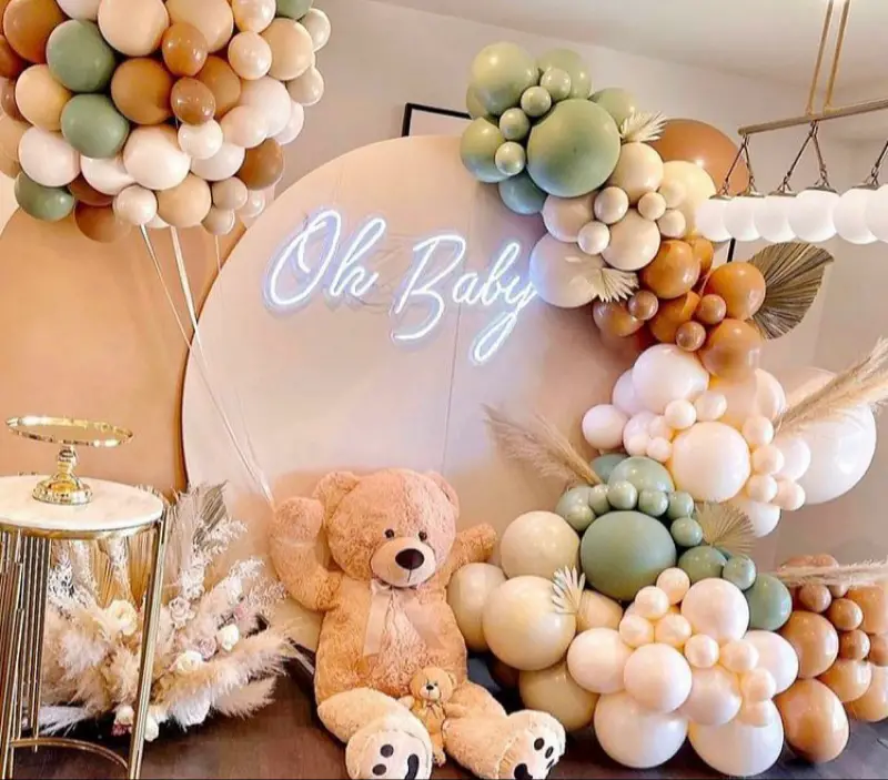 balloon decor ideas for baby shower