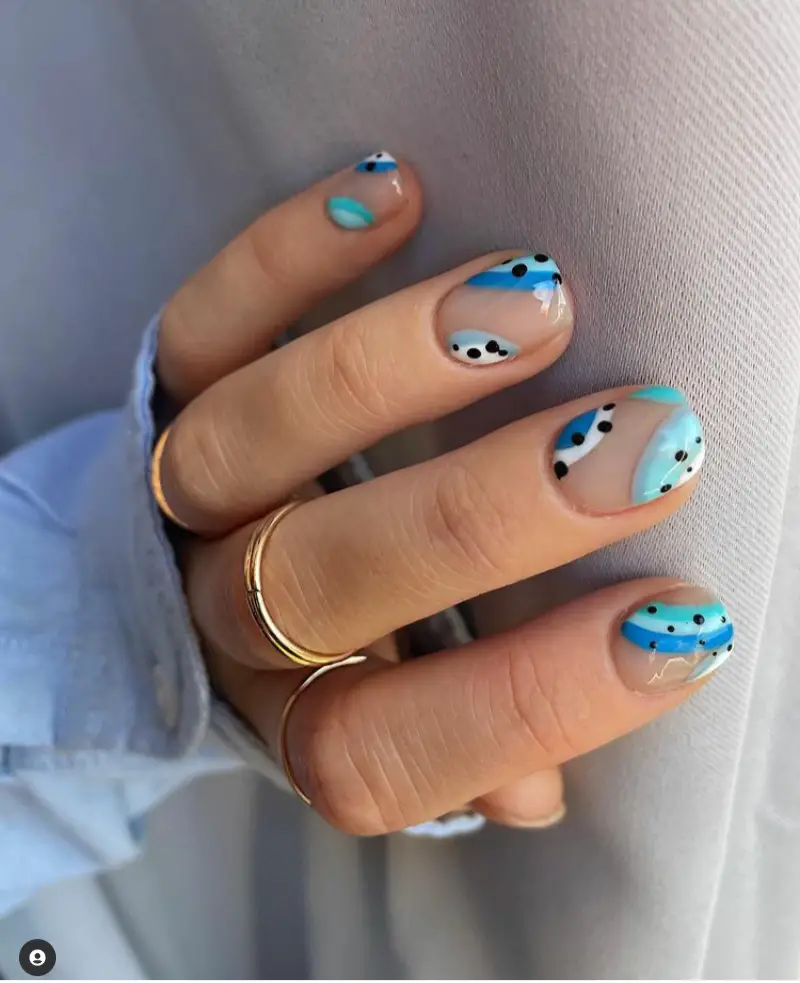 abstract nail designs