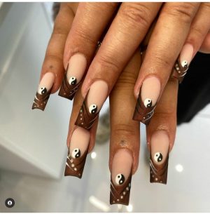 21 Beautiful Brown Nail Designs For Fall 2021 - The Wonder Cottage