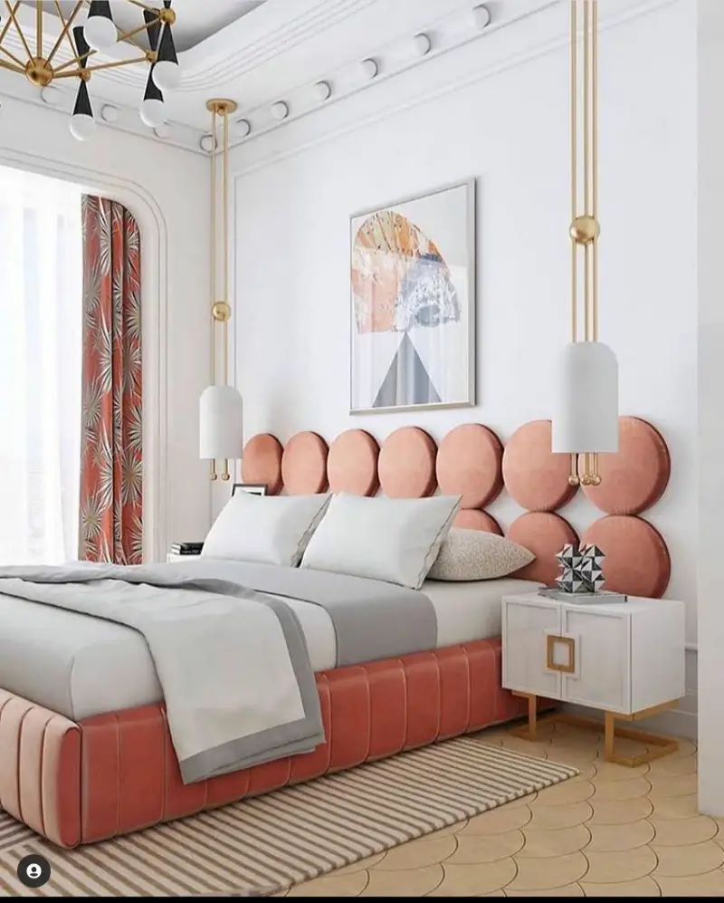 orange bedroom ideas