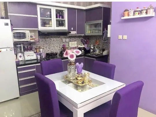 purple kitchen decor ideas