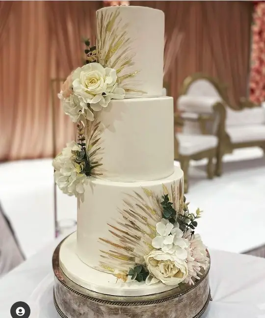 floral wedding cakes