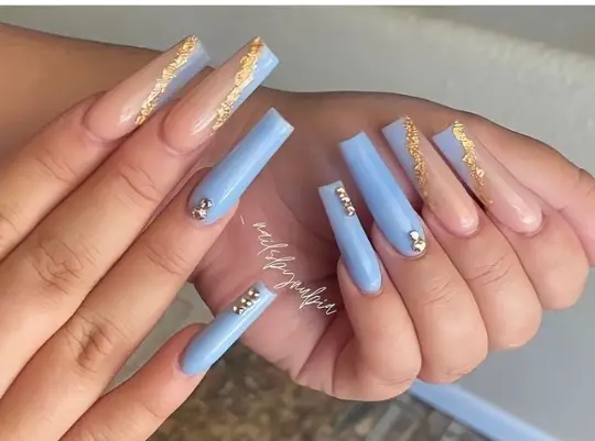 foil nails designs