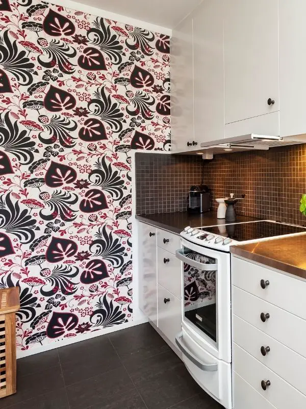 Floral Wallpapers for your Kitchen and Dining Area