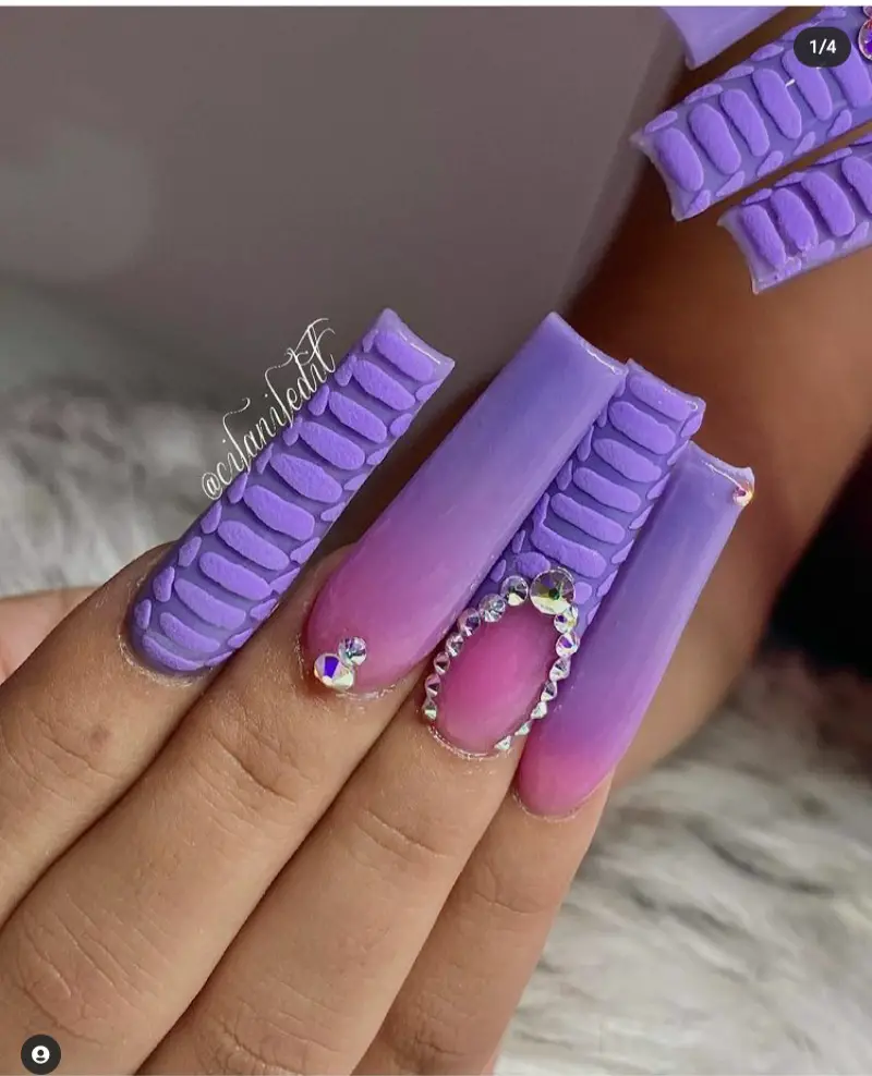 lavender nails