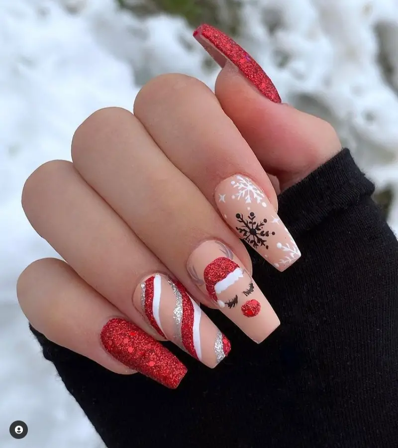 simple new year's nails