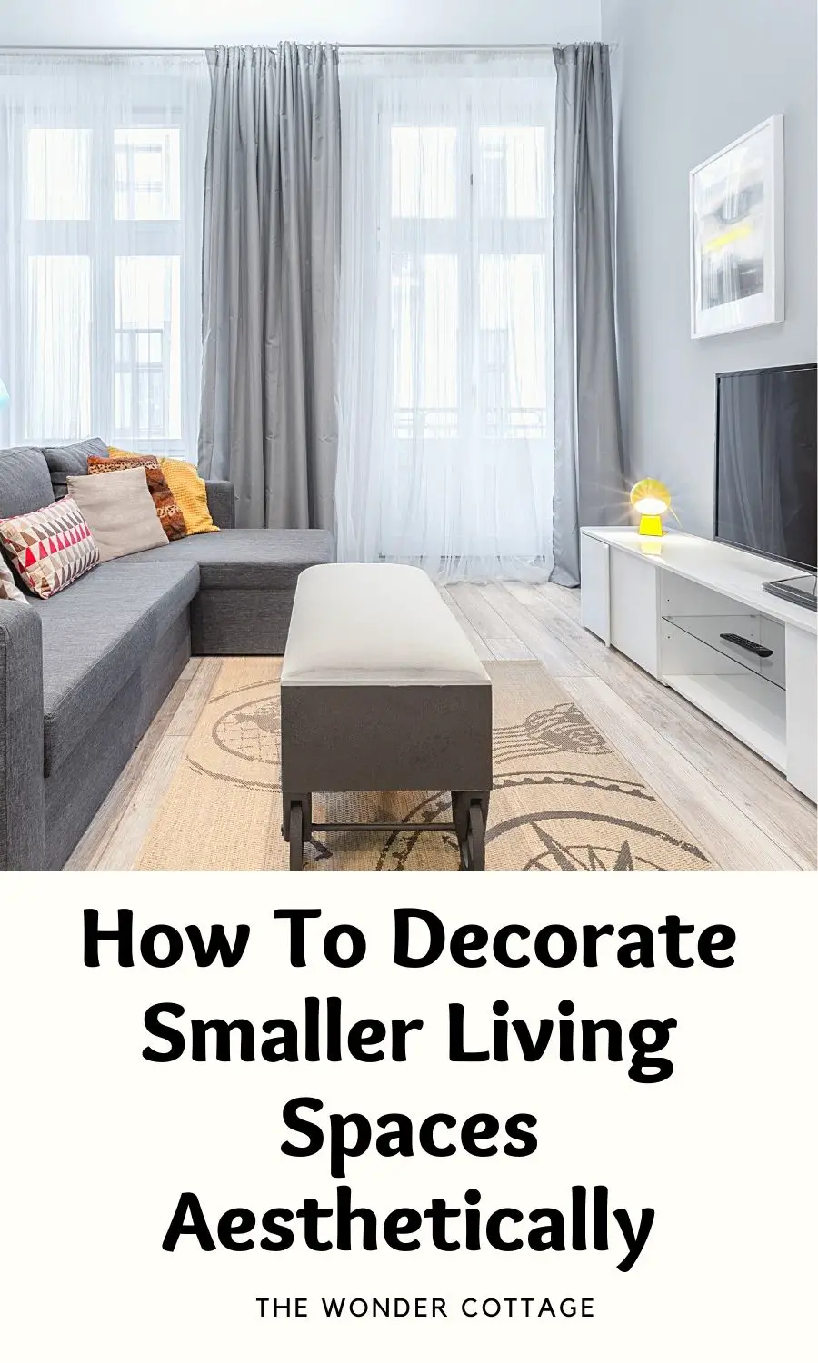 How To Decorate Smaller Living Spaces Aesthetically