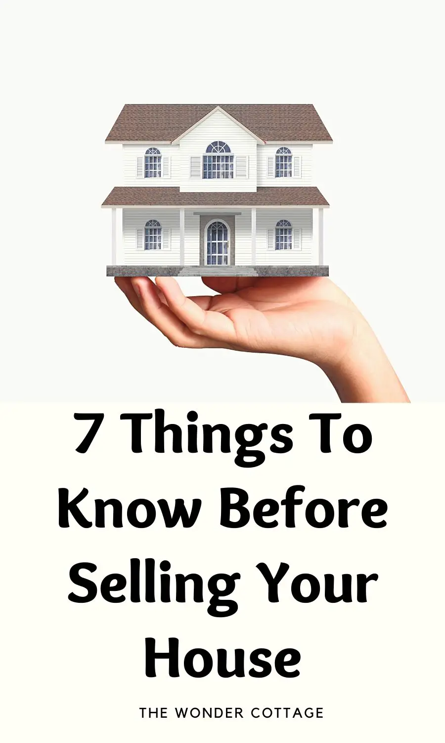 Things to know before selling your house