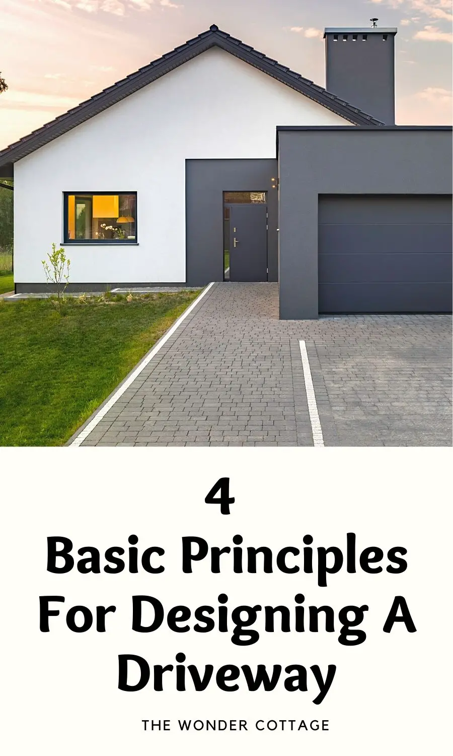 Basic principles for designing a driveway