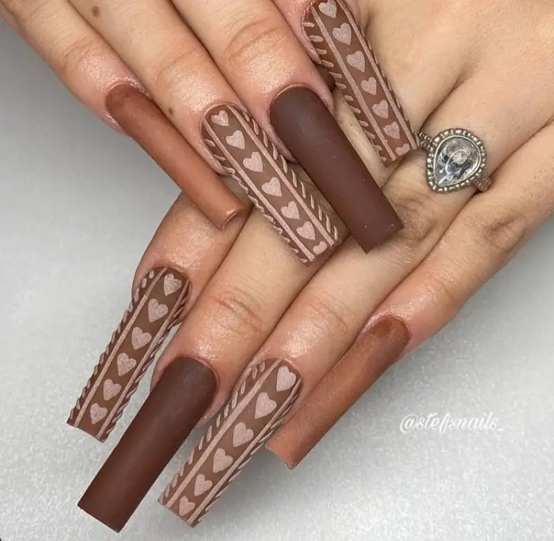 Valentine nail designs that aren't red