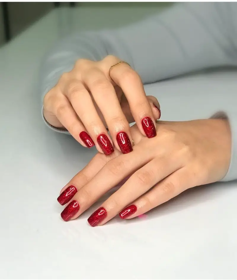 gel nail designs for val's day