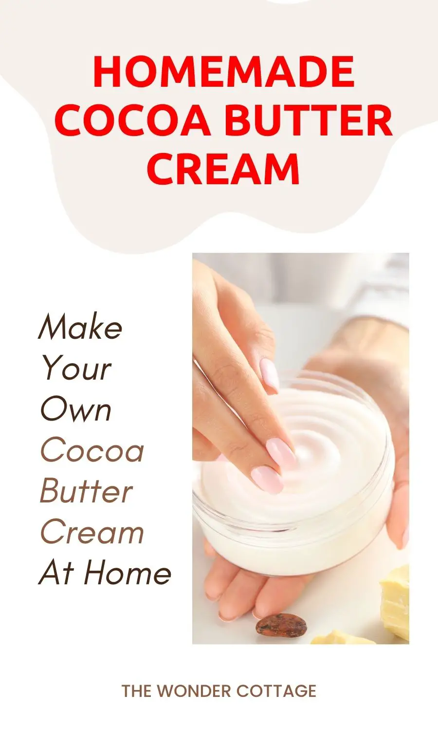 How to make cocoa butter cream for skin